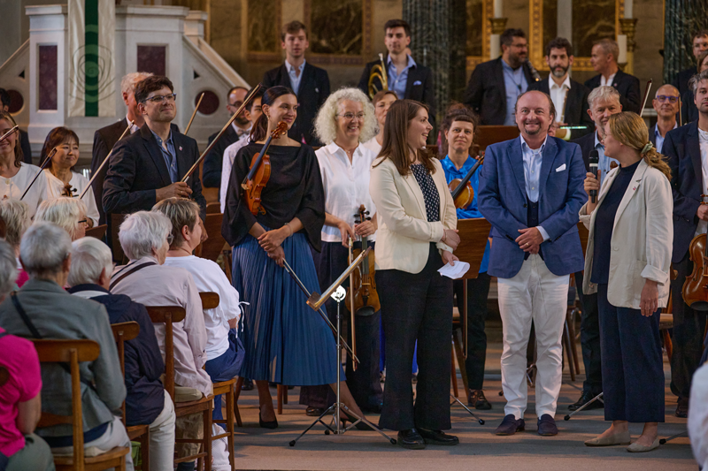 François Leleux, Céline Couson und Adriana Kussmaul in der Friedenskirche