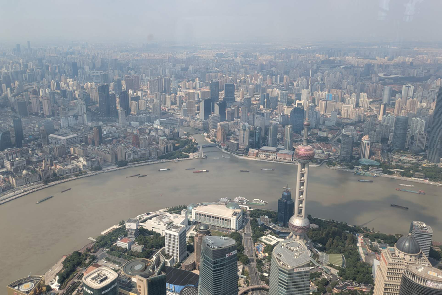 Shanghai von oben