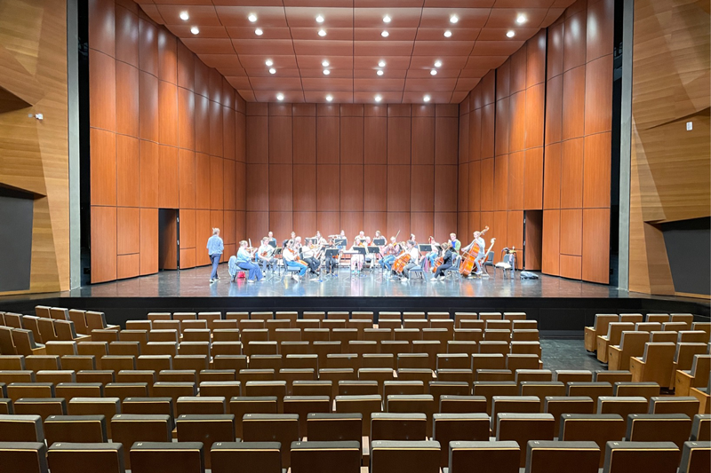 Die KAP im Probensaal des Luhu Art Center Shenzhen