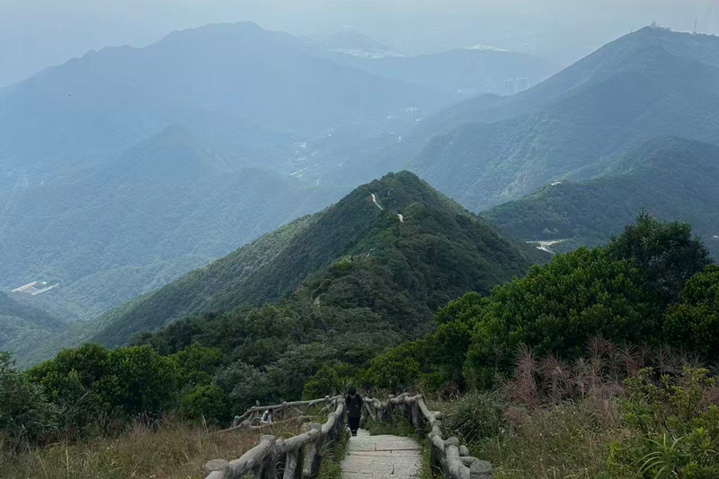 rund um Wutong Mountain bei Shenzhen